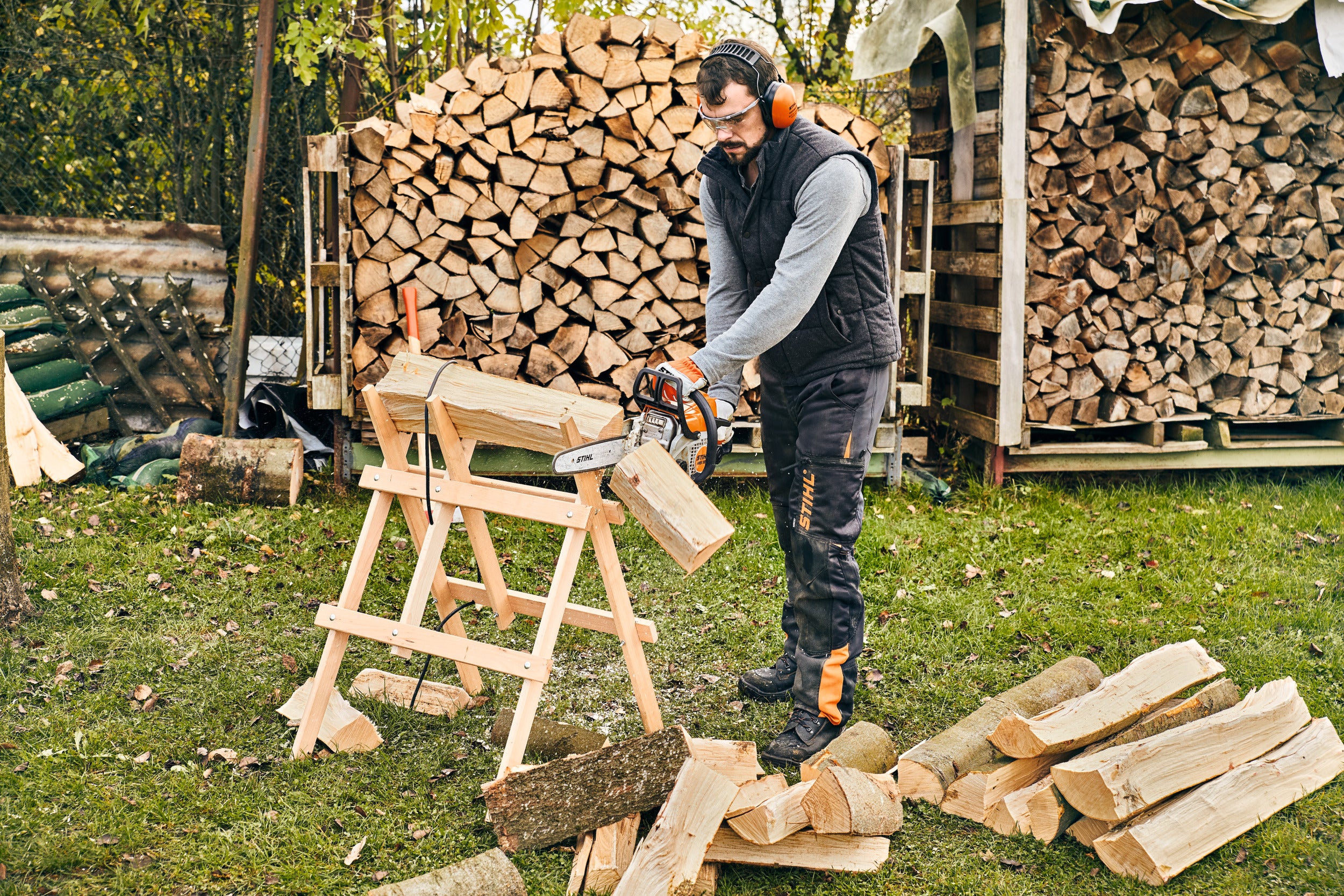 Sawhorses & Work Benches