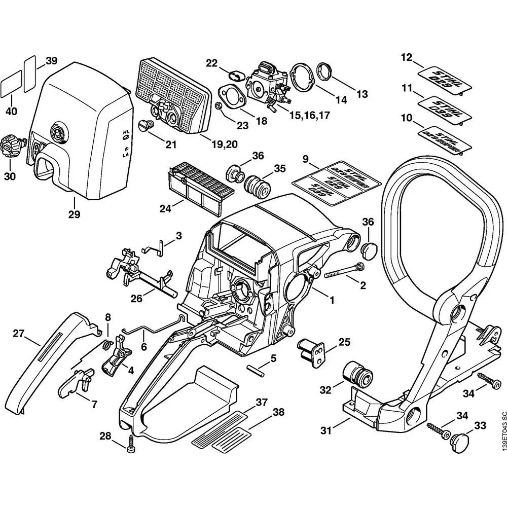 Stihl Chainsaw Spare Parts