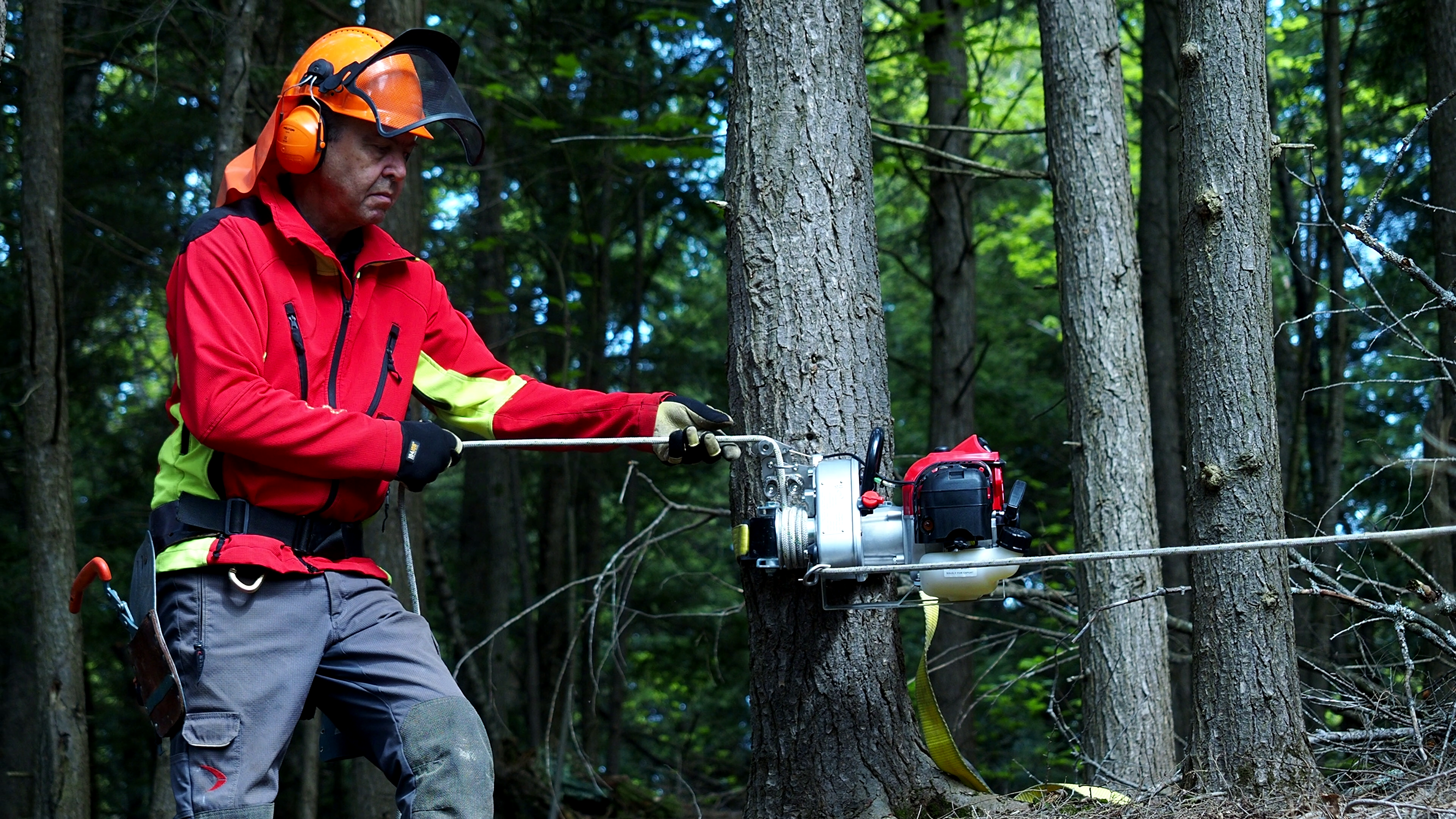 Portable Winch Lowering & Rigging