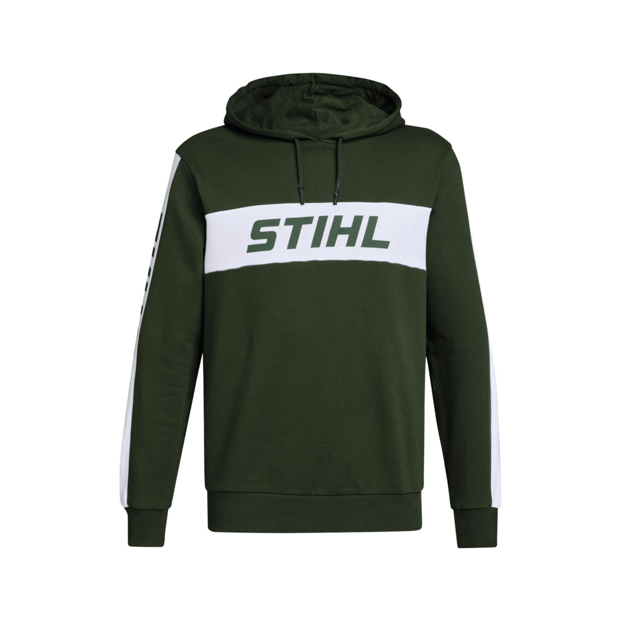 Green Colourblock Hoodie