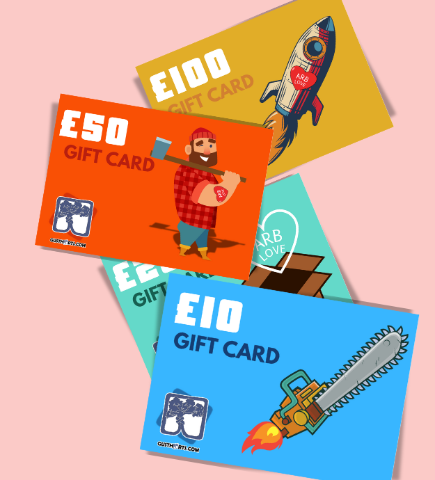 Gustharts Gift Vouchers ranging from £25 to £100