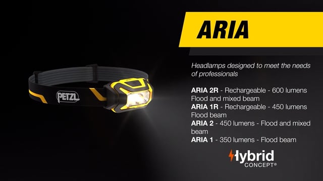 PETZL ARIA 1R Rechargeable Headlamp Video