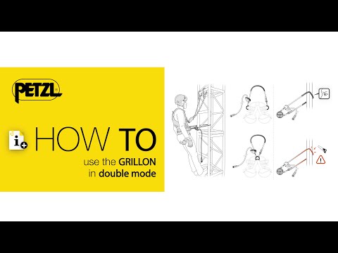 Petzl Grillon Adjustable Lanyard Assembly How to Video