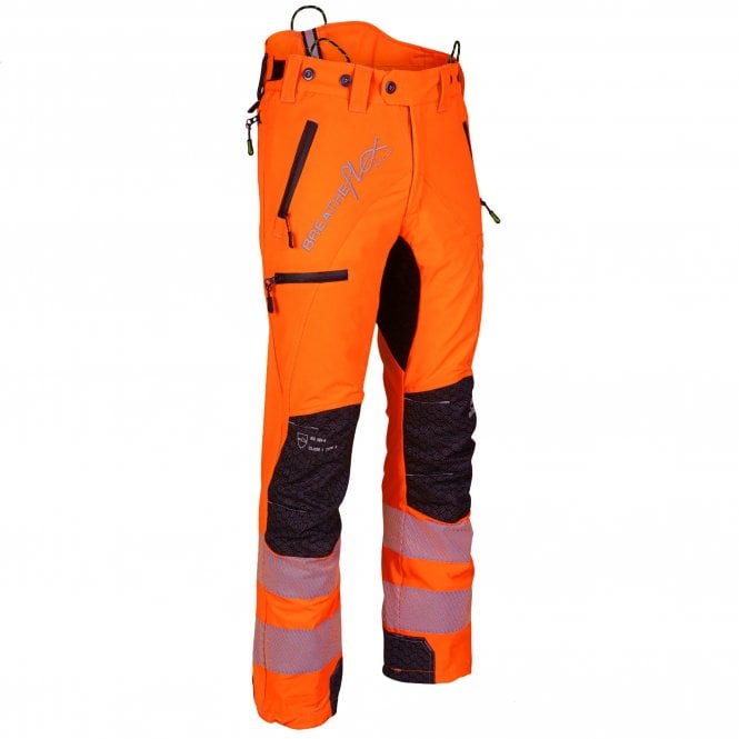 Arbortec Arbortec Breatheflex Pro Chainsaw Trousers Hi Viz Type A Class 1