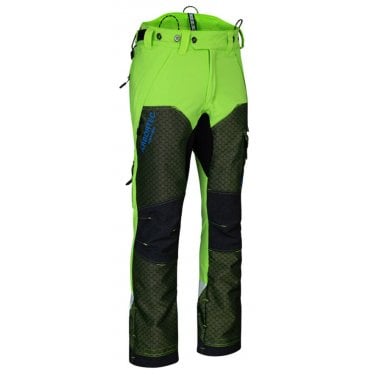 Breatheflex Pro Deep Forest Chainsaw Trousers Type A Lime