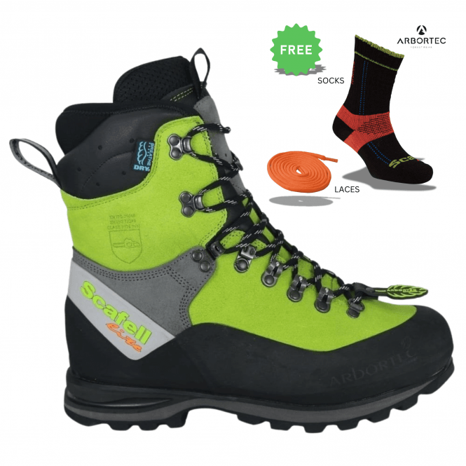 Arbortec Arbortec Scafell Lite Chainsaw Boots Lime Class 2