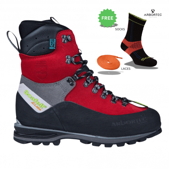 Arbortec Arbortec Scafell Lite Red Class 2 Chainsaw Boots