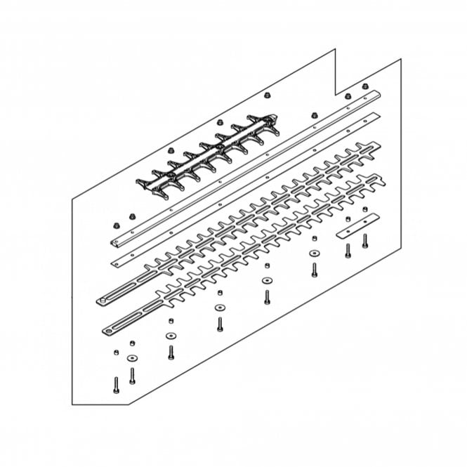 Stihl Stihl Blade Set Complete for  HS 81 T, HS 82 T Hedgetrimmer