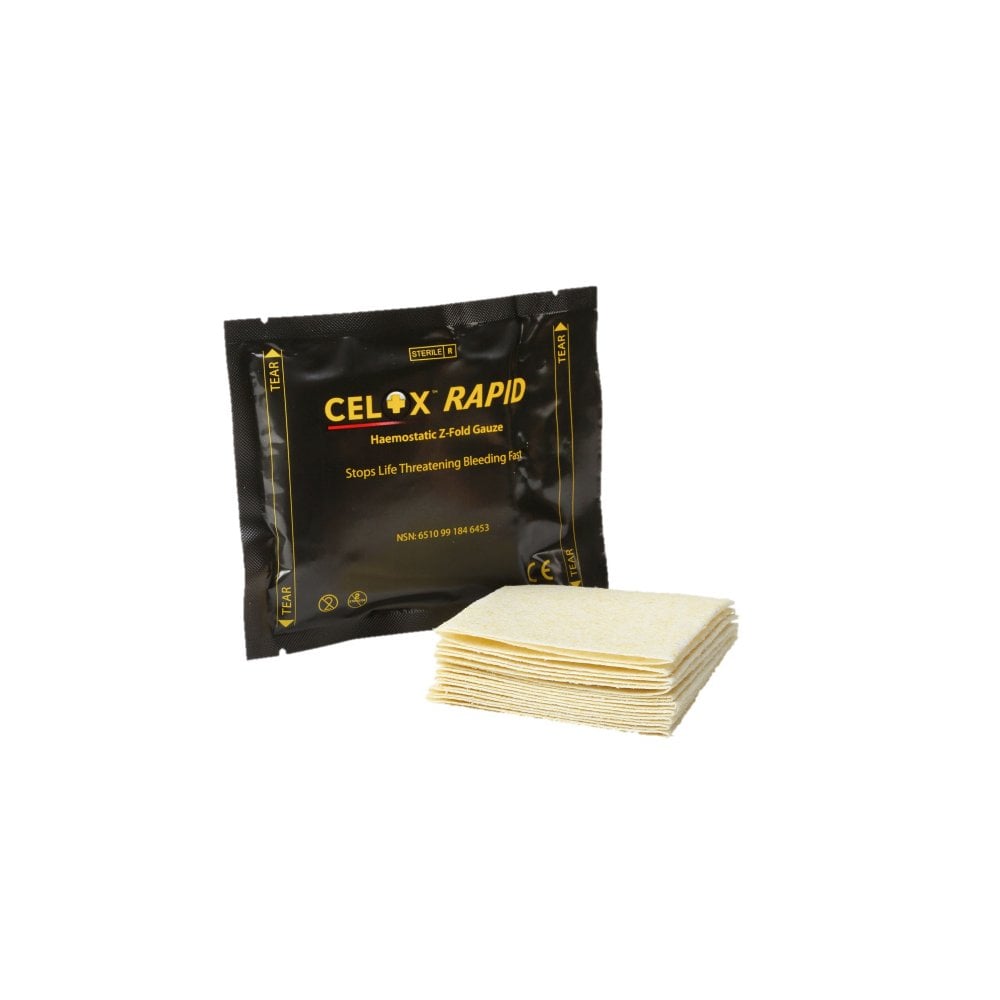 Celox Rapid Haemostatic Gauze - Stop Bleeding Fast