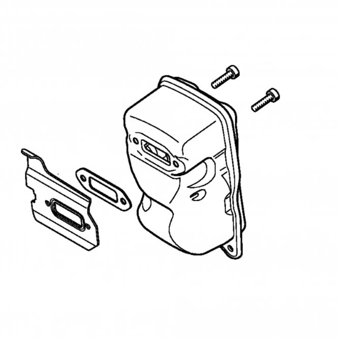 Stihl Stihl Exhaust Muffler Silencer Kit for  TS410 TS420 Disc Cutters