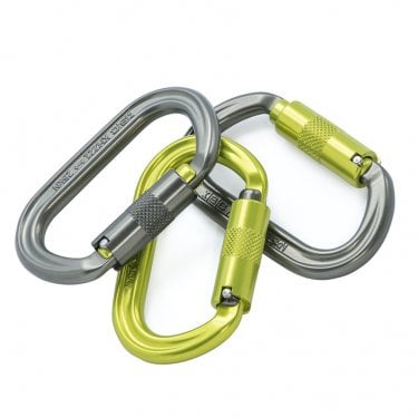 Oval Lemon Titanium 3-Pack Carabiner