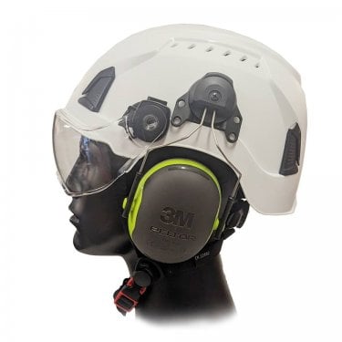 S3200 Chainsaw Helmet Half Visor and Ear Defenders