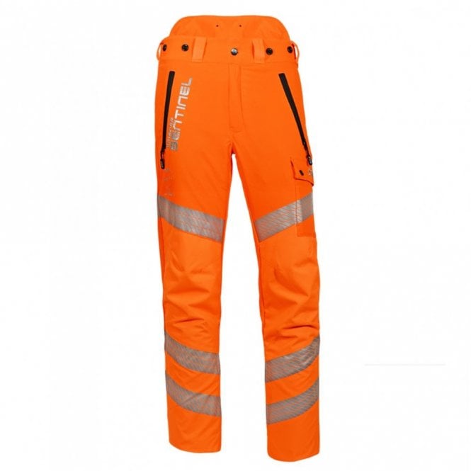 Stein Stein Krieger Sentinel Rail Hi-Viz Orange Chainsaw Trousers Type C